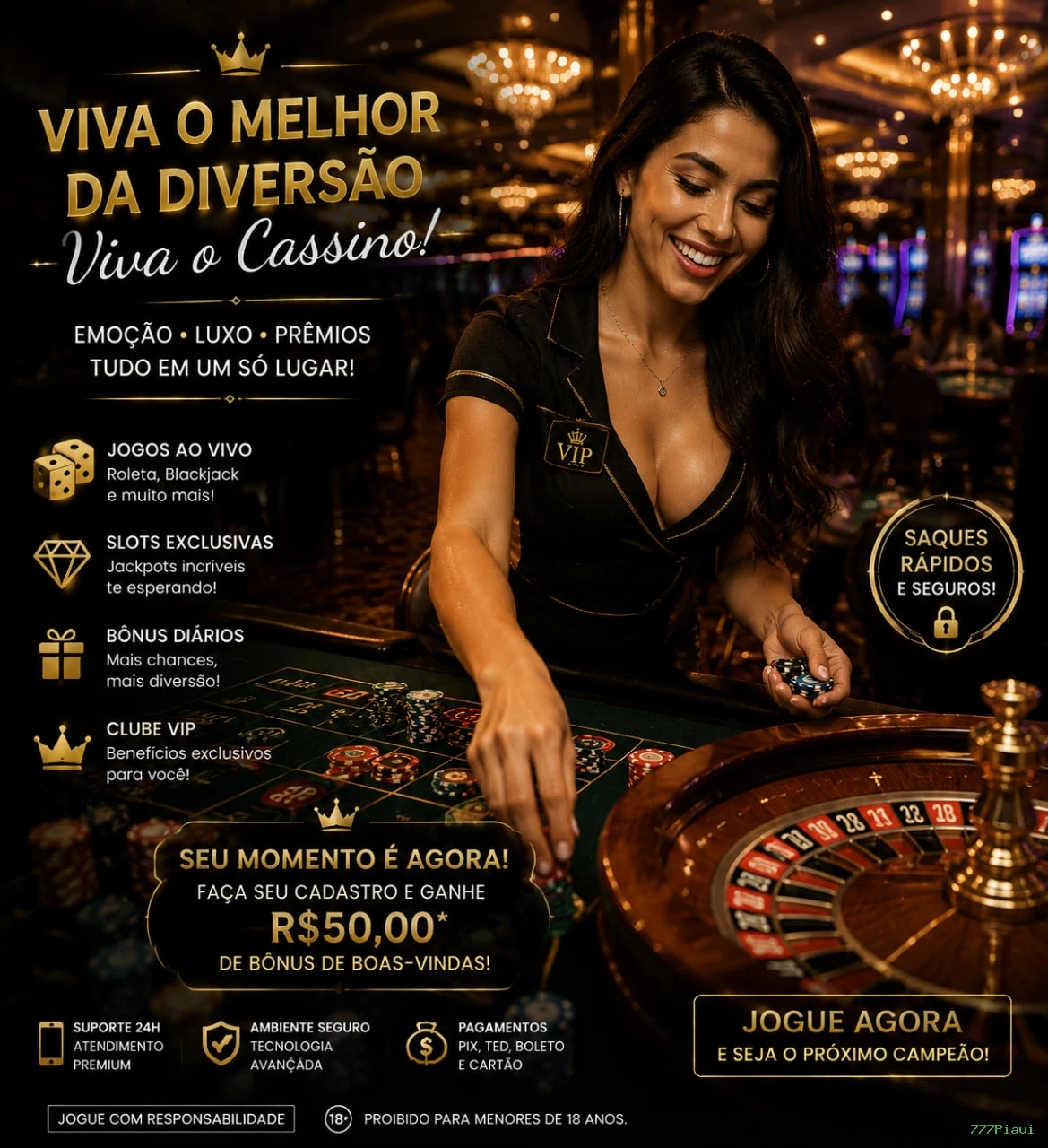 Bônus e prêmios 777Piaui